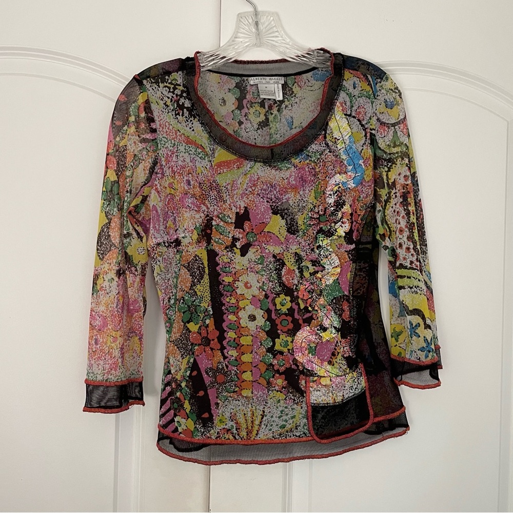 colorful graphic longsleeve